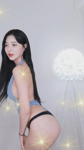 asian ass tease thong tiktok gif