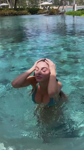 Bikini Boobs Busty Latina gif