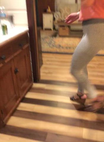 Big Ass Fitness Leggings MILF gif