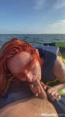 blowjob redhead outdoor lacy lennon gif