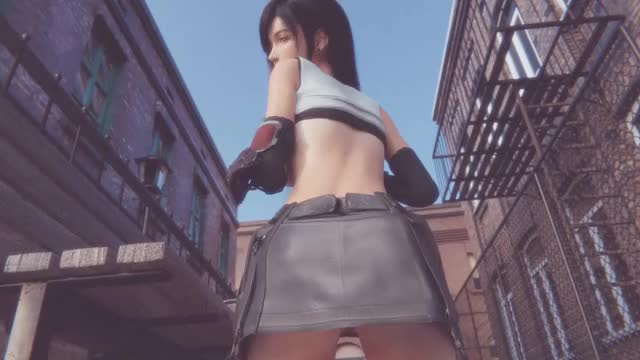 Tifa In Alley