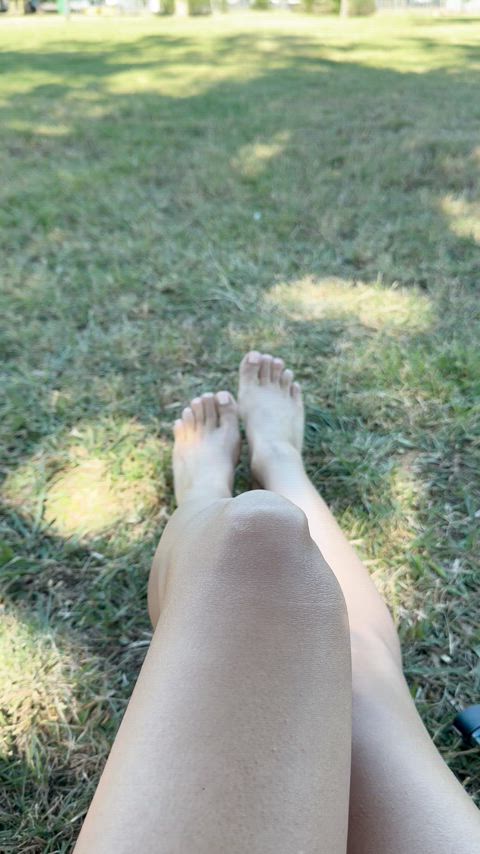 Bare feet, smooth soles, and nature all around