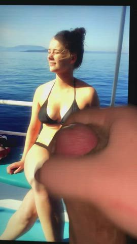 Big Tits Bikini Blonde Cum Cumshot Jerk Off gif