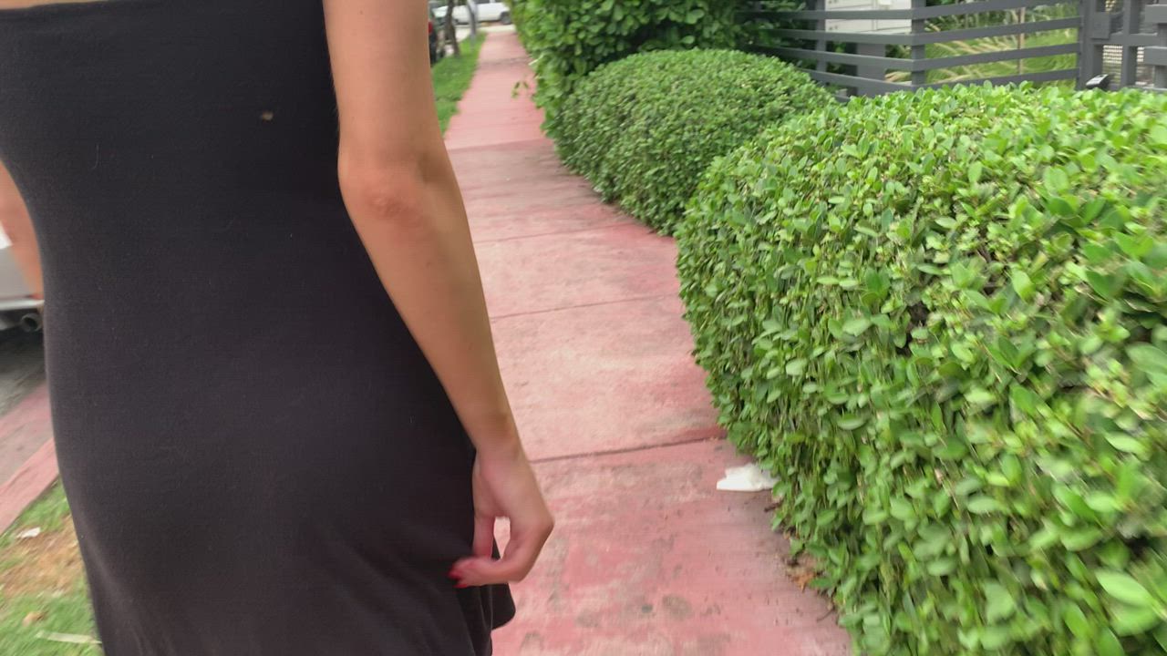 Sneaky flashing around Miami 🤫 [GIF]