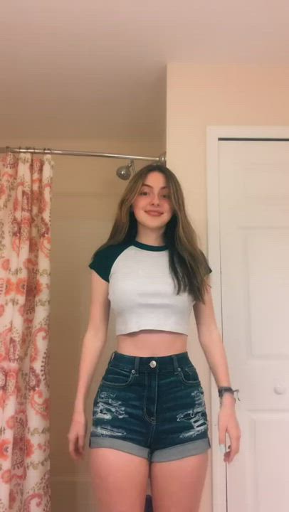 Bathroom Dancing TikTok gif