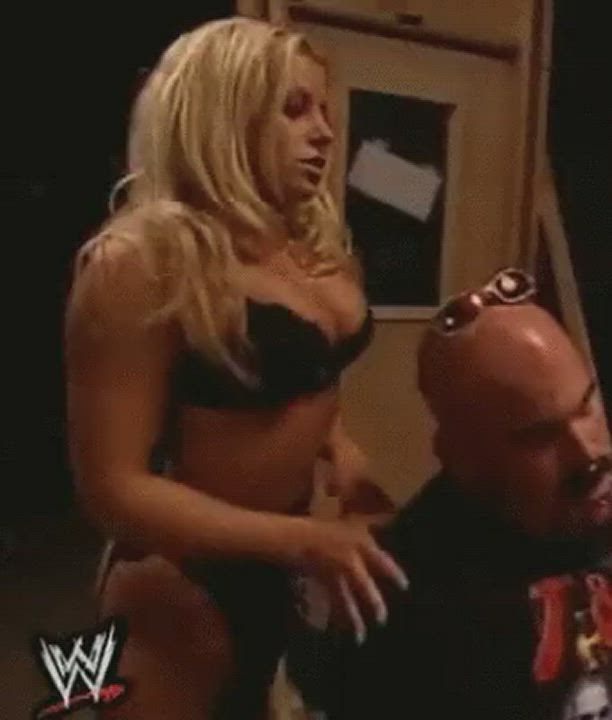 Big Tits Striptease Trish Stratus gif