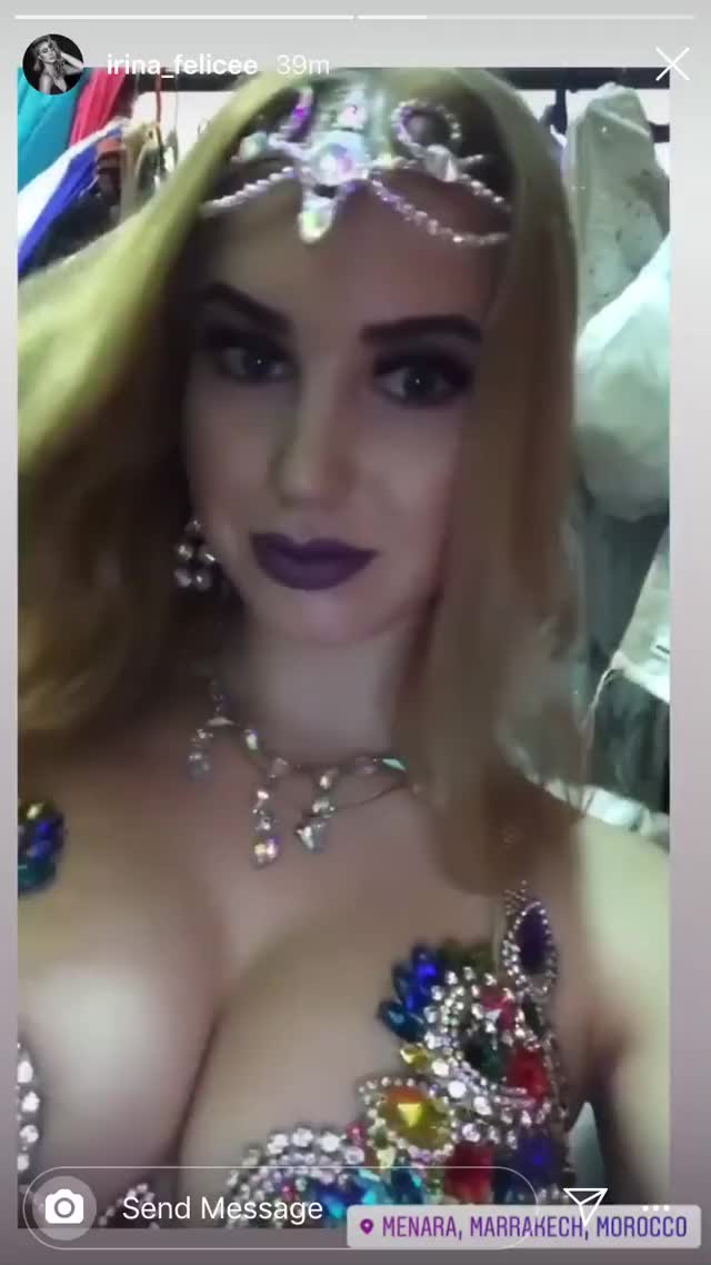 Super hot Irina belly dancer (irina_felicee)