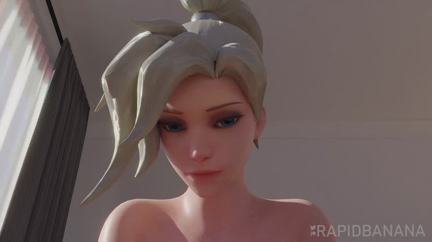 animation bouncing tits eye contact jiggling overwatch pov riding sex swiss gif