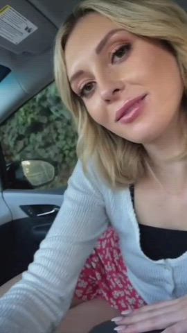 almost caught during car bj