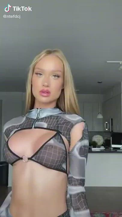 Nipples See Through Clothing TikTok gif