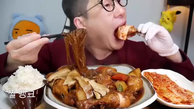 한원석_직접만든 찜닭에 당면 먹방