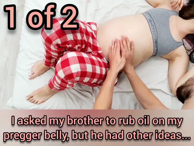 Putting oil on sisters belly gone sexual [Part 1] 🤭🫣😱