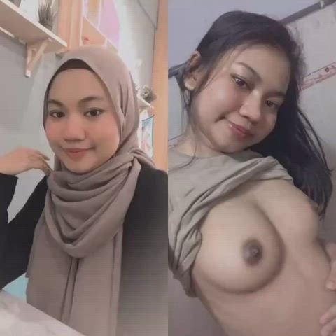 big tits hijab malaysian muslim tits gif