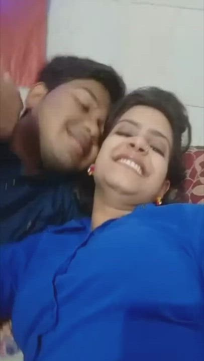 2 Video Set Of Cute Newly Wedded PUNJABI Wifey passionately Enjoying With Her BF