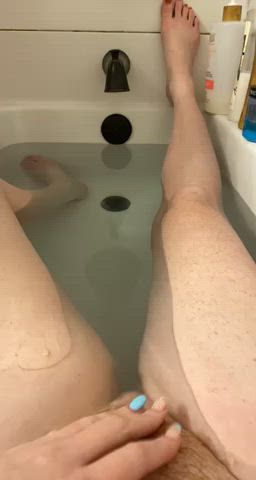 Bathtub Pubic Hair Pussy Redhead gif