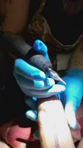 blowjob public tattoo gif