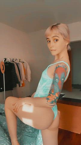 ass cute natural tits sex doll petite gif