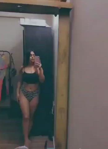 Bikini Desi Homemade Selfie gif