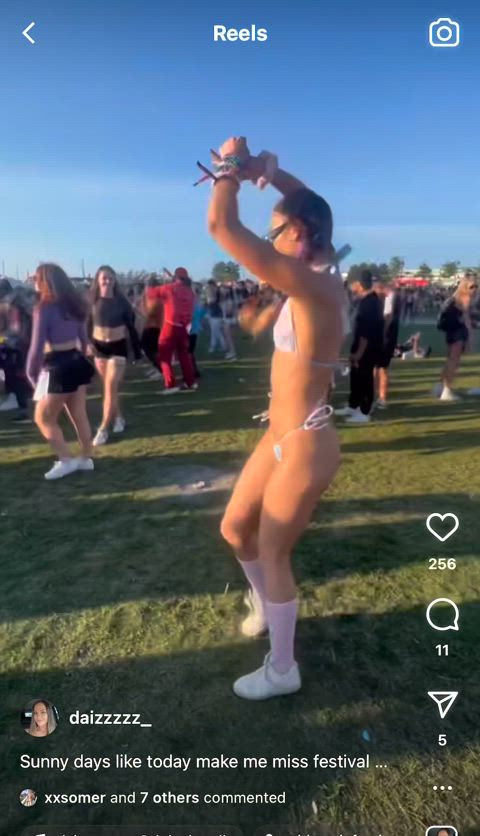 ass festival public gif