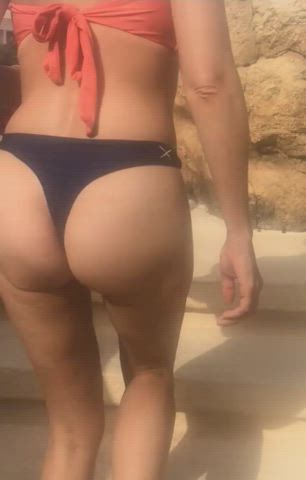 Wifey at the hotel pool :) 45f