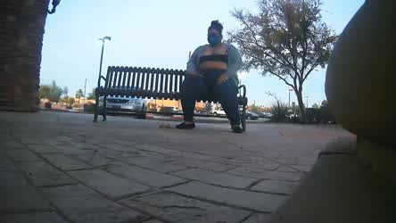 Blasian BBW- A bit of public daytime flashing is always fun isn't it? Gotta be discreet,