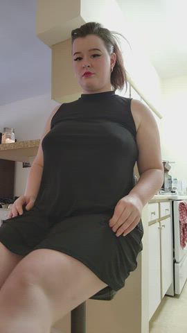 chubby legs upskirt gif