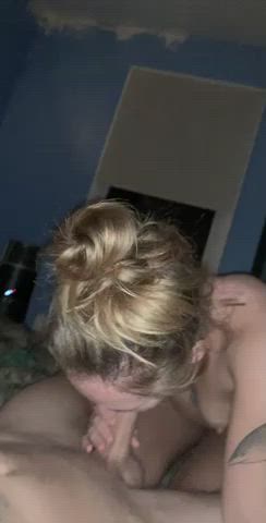 Big Dick Blowjob Deepthroat Gagging POV gif