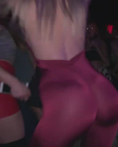 clothed dancing exhibitionist latina non-nude public tight gif