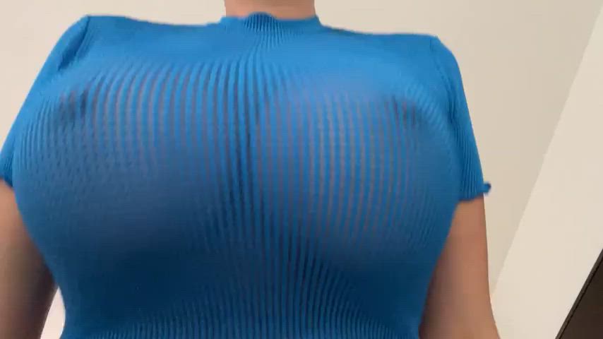 bouncing tits erect nipples on/off gif