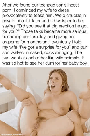 anal big tits caption cheating cuckold mom son taboo gif