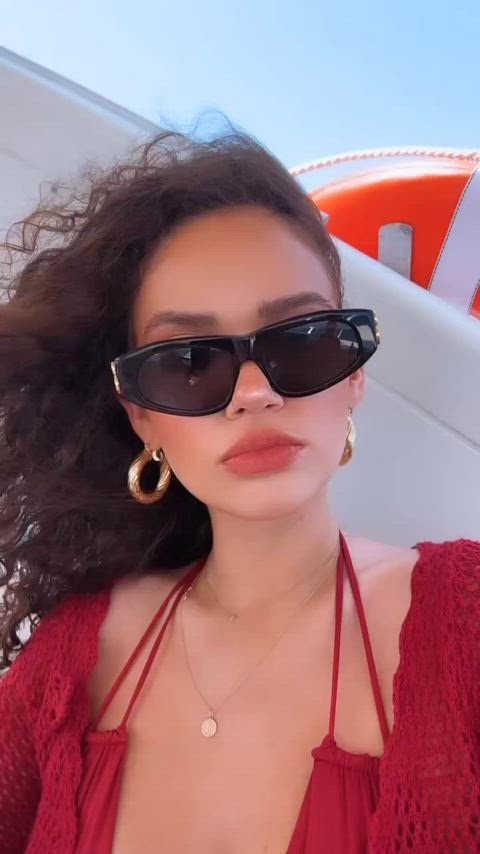 big tits bikini boobs madison pettis sideboob gif