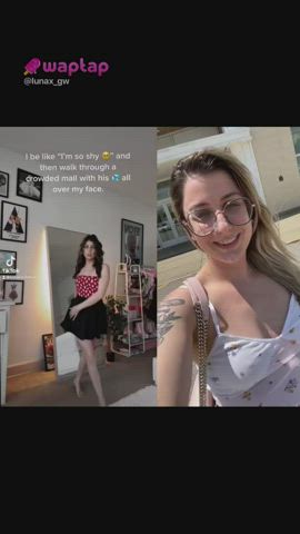 alt cum cum in mouth curly hair nerd sex doll tiktok tik-tok gif