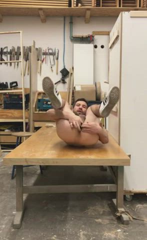 Anal Play in the Workshop