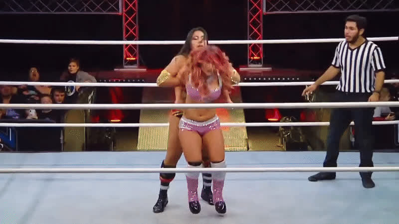 mexican pink wrestling gif