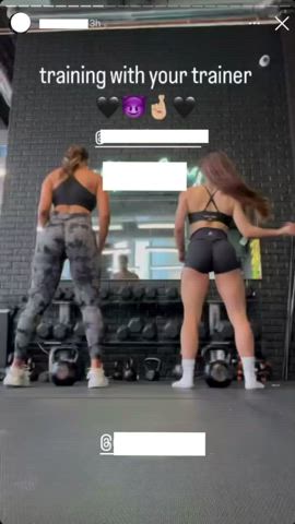 bending over big ass lauren phillips sydney cole workout gif