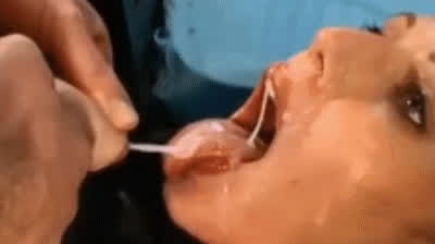 Bukkake Cum Cum In Mouth Cum Swallow gif