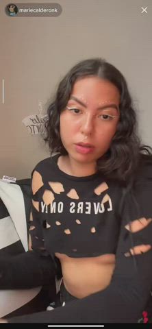 Boobs Nipslip TikTok gif