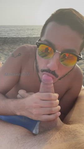 amateur beach big dick cumshot exhibitionism gay onlyfans outdoor voyeur gif