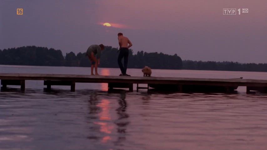 Dorota Kaminska & 2 men - Karate po polsku (PL1983) ... and the dog too!