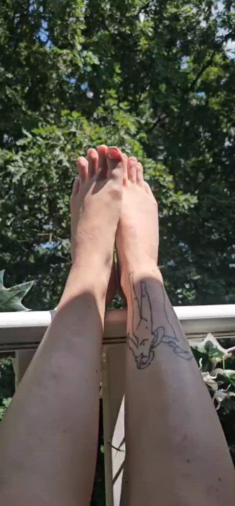 Would you suck on my feet? 