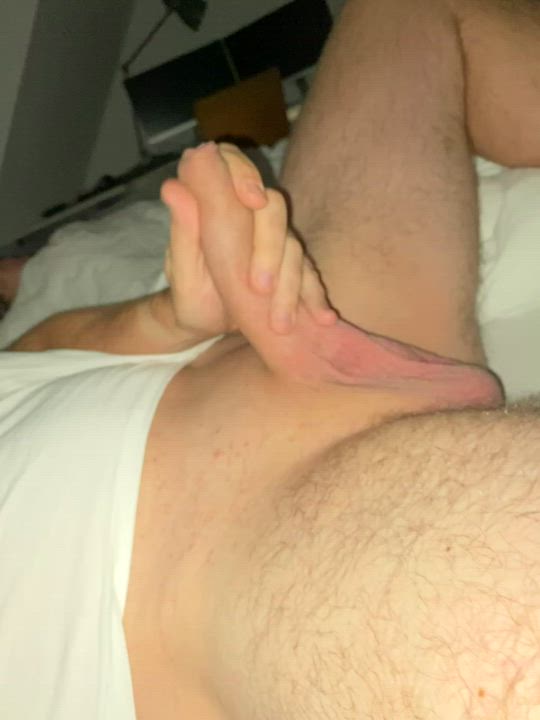 I love jerking right next to my girlfriend while she sleeps.