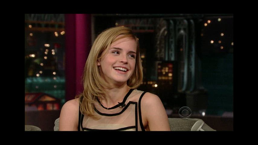 Emma when she was barely legal. Legs, dress, playful...just listen to the sound her