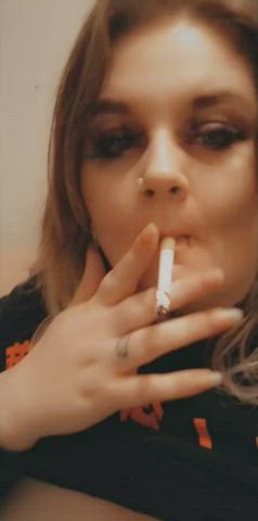 Fetish Smoking Tits gif