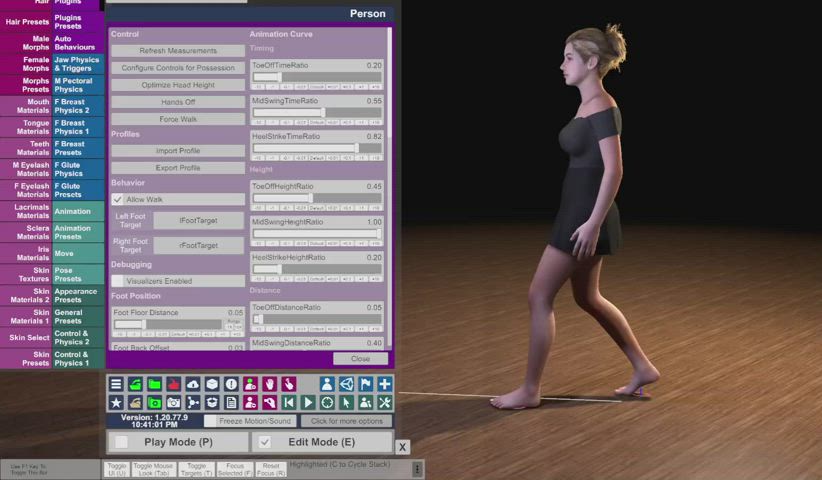 3D Animation Foot gif