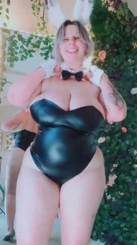 BBW Big Ass Big Tits Chubby Curvy Huge Tits Jiggling Shaking Thick gif