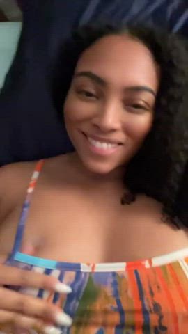 big tits gamer girl natural tits tits gif