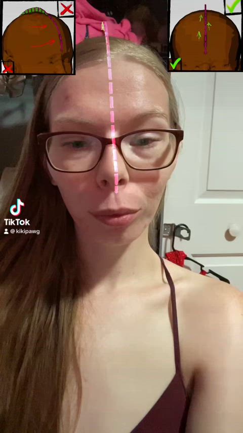 blue eyes glasses tiktok gif