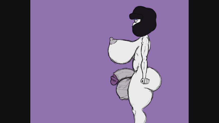 animation erection futanari gif