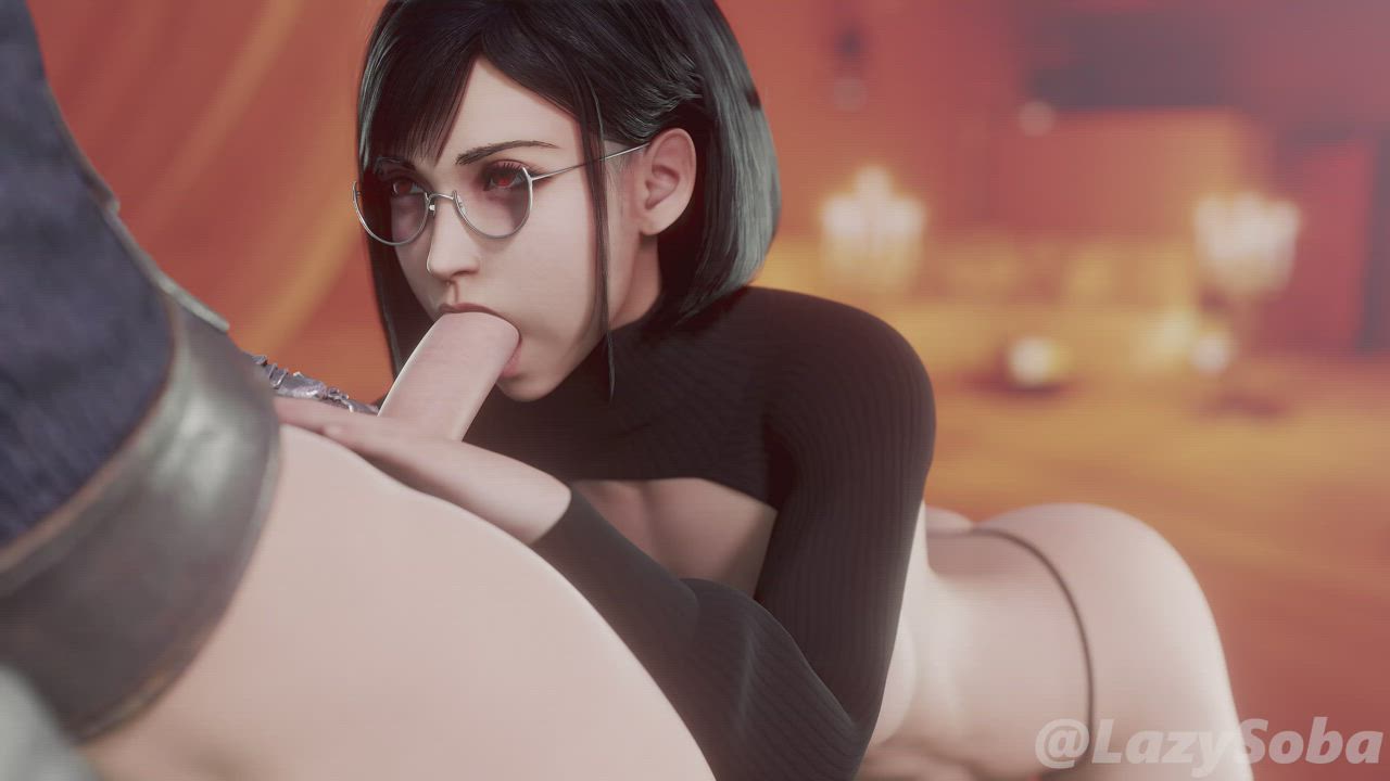 Tifa sucking dick (Soba, Evilaudio)