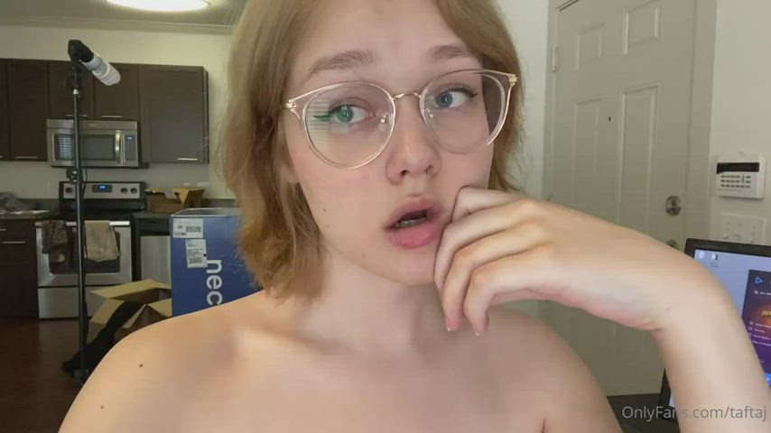 Cute Girl Dick Small Tits T-Girl Trans Trans Woman White Girl gif